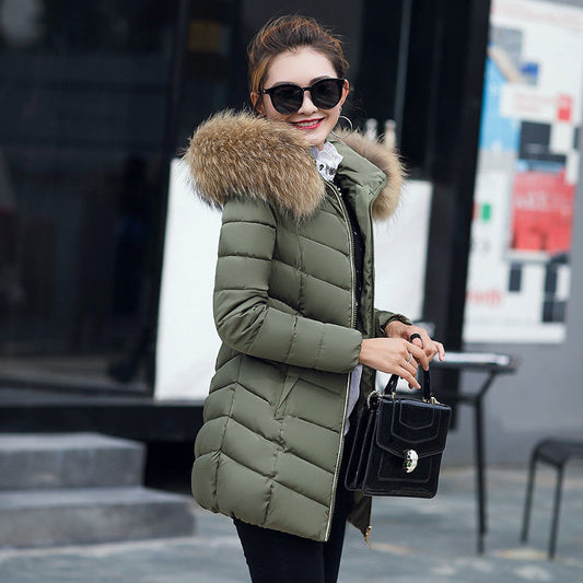 Parka acolchada entallada con capucha – foto 2