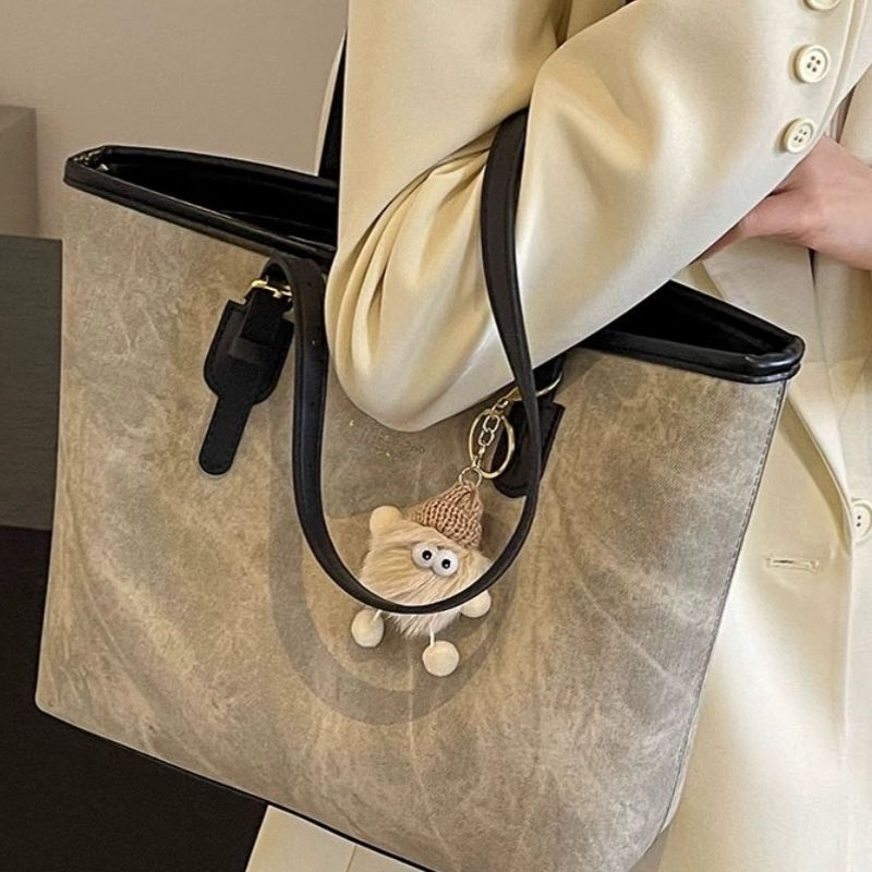Bolso tote efecto desgastado – foto 6