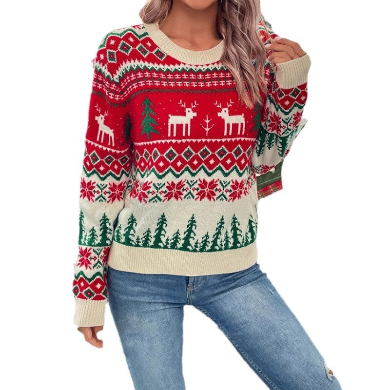 Jersey navideño de abetos y renos – foto 3