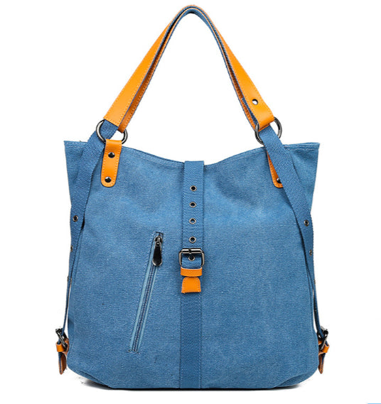Bolso mochila de lona – foto 8