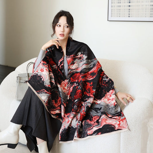 Chal poncho estampado – foto 2