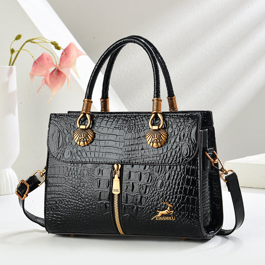 Bolso de mano efecto cocodrilo – foto 2