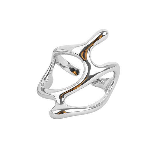 Anillo abierto de líneas cruzadas – foto 2