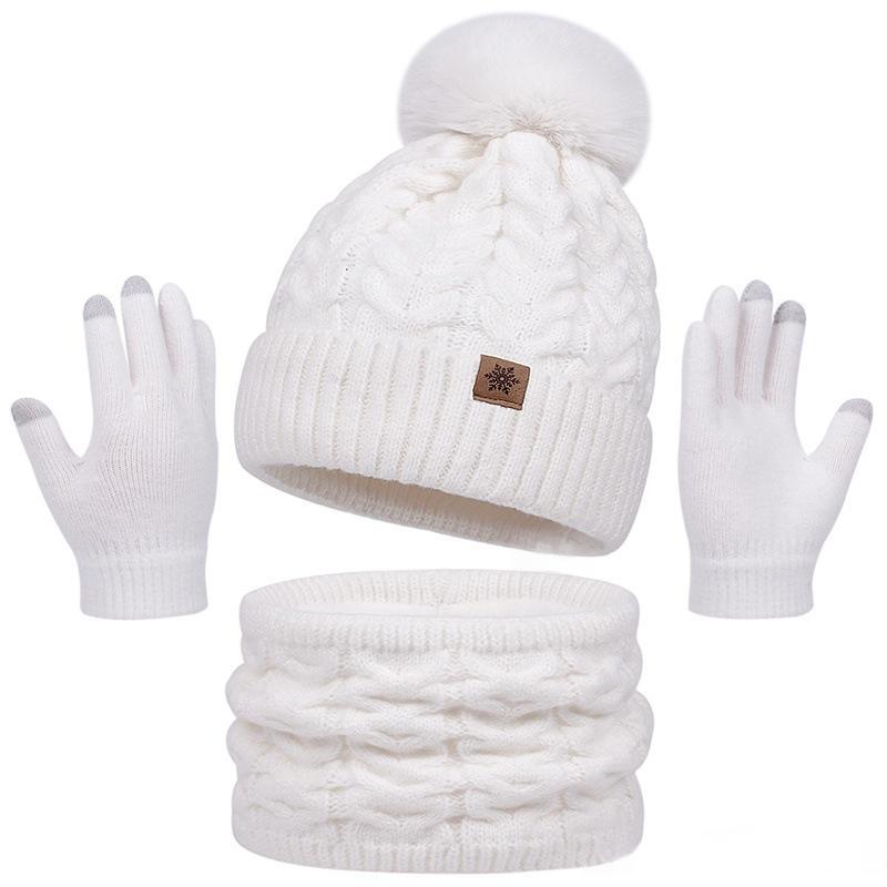 Conjunto de gorro, braga y guantes de punto – foto 9