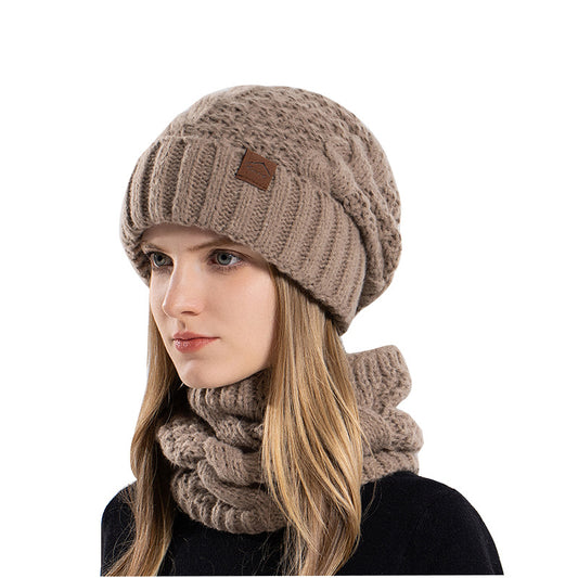 Conjunto de gorro trenzado y braga – foto 2