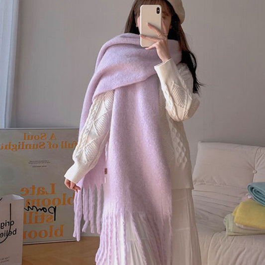 Bufanda efecto mohair