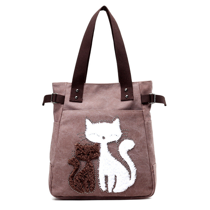 Bolso de lona con gato – foto 6