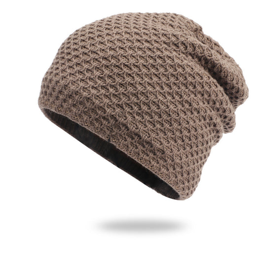 Gorro holgado de punto forrado