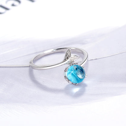 Anillo cola de sirena en plata 925 – foto 4