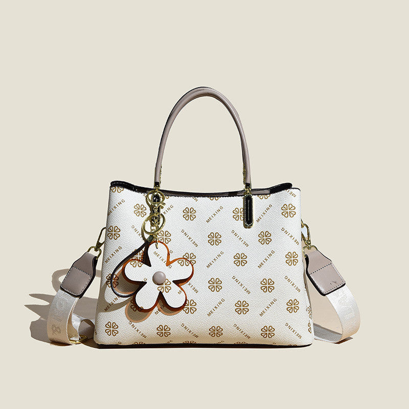 Bolso de mano estampado con flor – foto 8