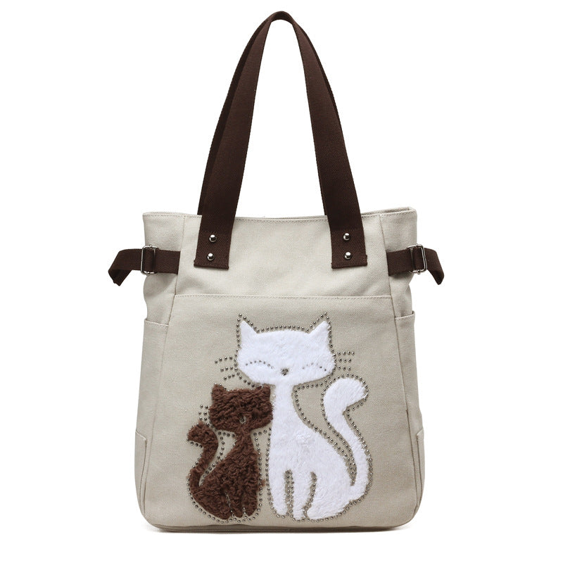 Bolso de lona con gato – foto 12