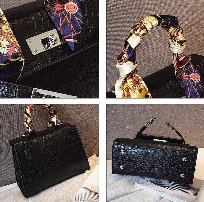 Bolso de mano con pañuelo – foto 6