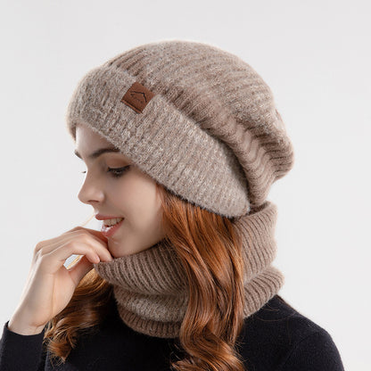 Conjunto de gorro bicolor y braga – foto 3