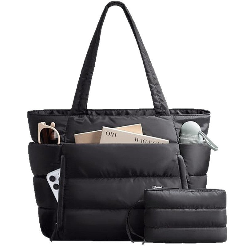 Bolso tote acolchado