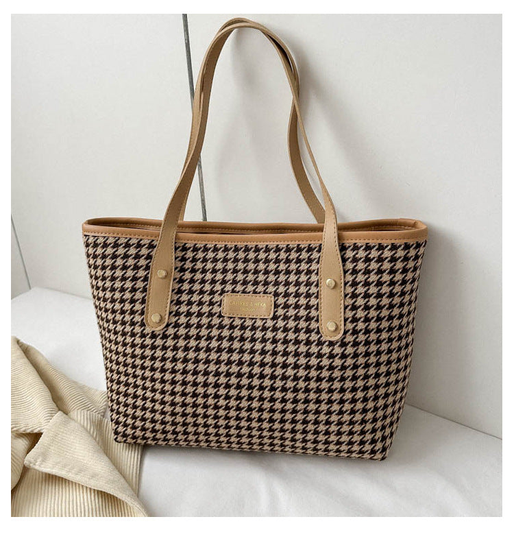 Bolso tote de pata de gallo – foto 13