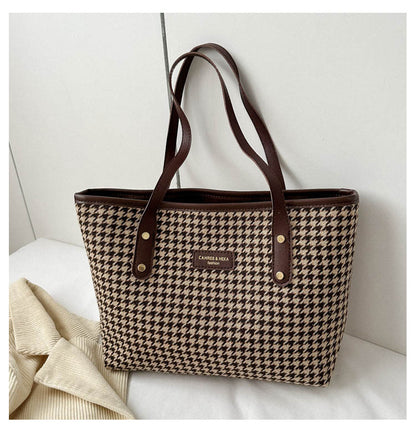 Bolso tote de pata de gallo – foto 9