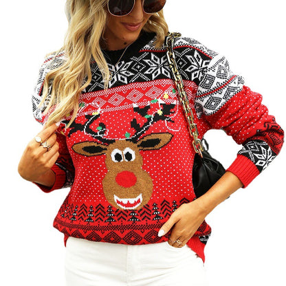 Jersey navideño de cabeza de reno – foto 4
