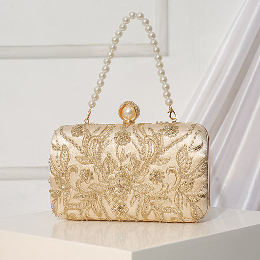 Bolso de fiesta bordado con cuentas