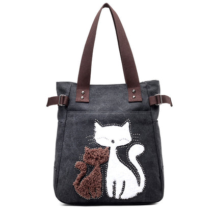 Bolso de lona con gato – foto 9
