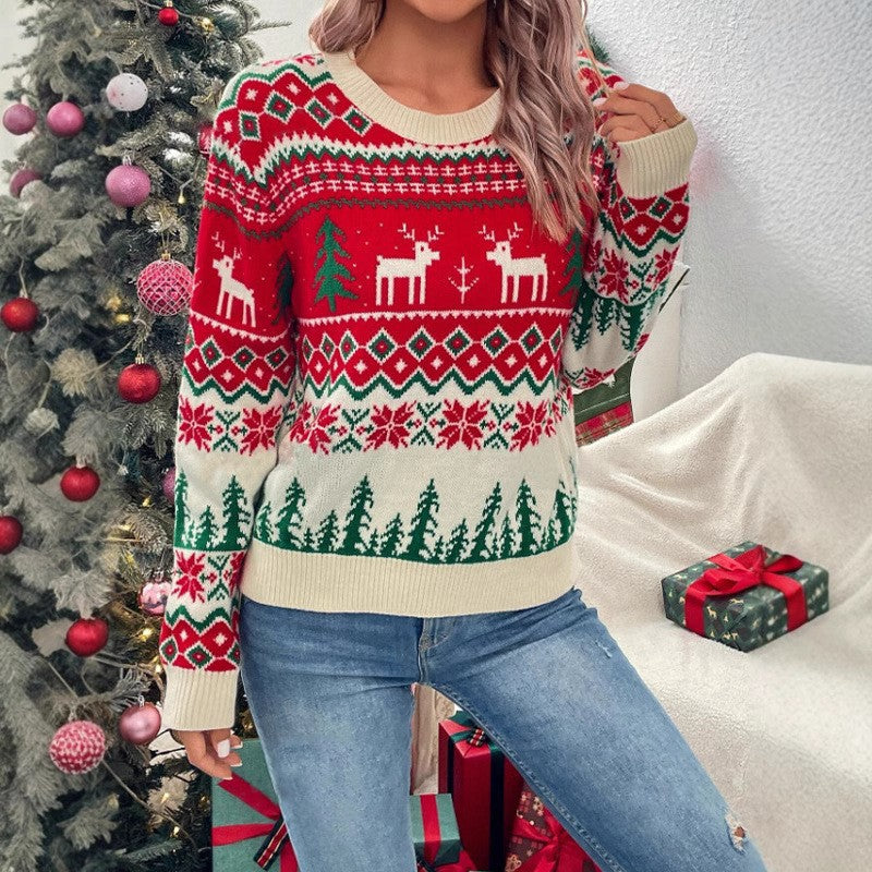 Jersey navideño de abetos y renos – foto 4