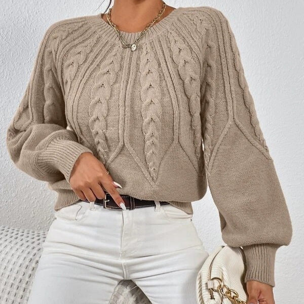 Jersey corto de punto trenzado