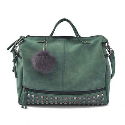 Bolso bowling con pompón – foto 4