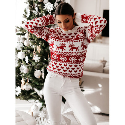 Jersey navideño de alces y copos – foto 3