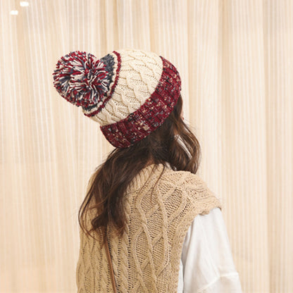 Gorro con pompón en bloques de color – foto 5