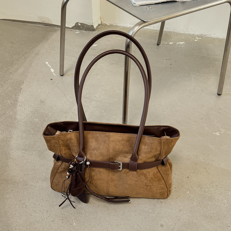 Bolso de hombro efecto ante – foto 8