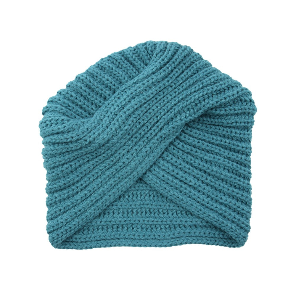Gorro turbante de punto cruzado – foto 5