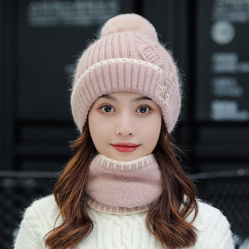 Conjunto de gorro con pompón y braga – foto 5