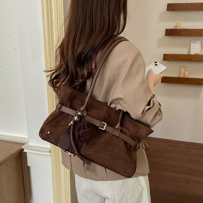 Bolso de hombro efecto ante