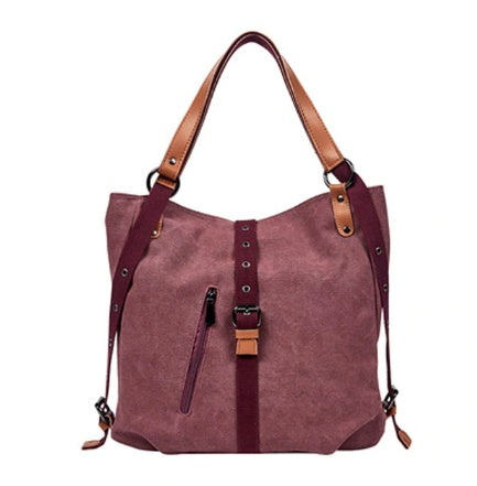 Bolso mochila de lona – foto 7