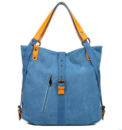 Bolso mochila de lona – foto 8