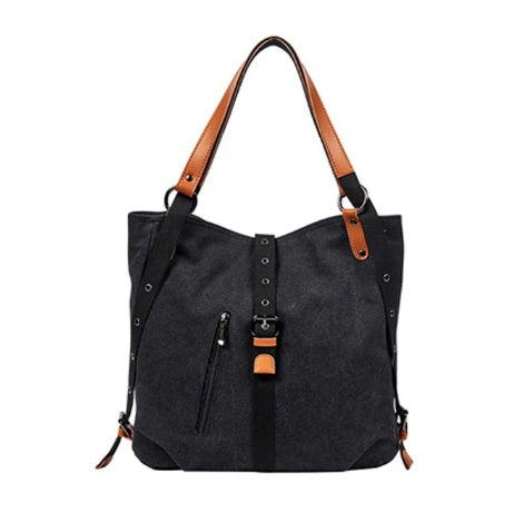 Bolso mochila de lona – foto 4
