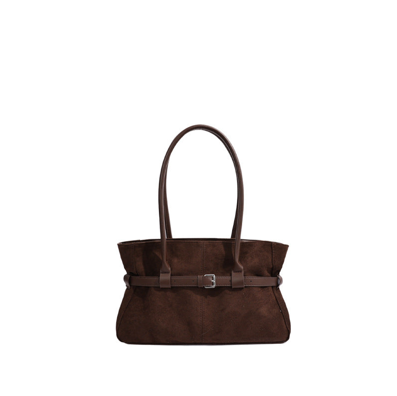 Bolso de hombro efecto ante – foto 5