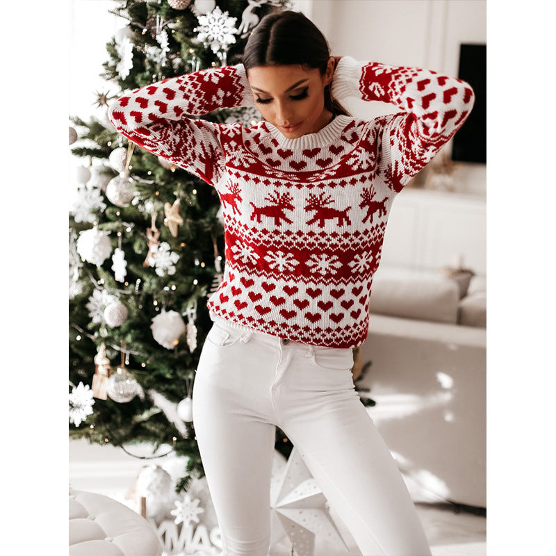 Jersey navideño de alces y copos – foto 2