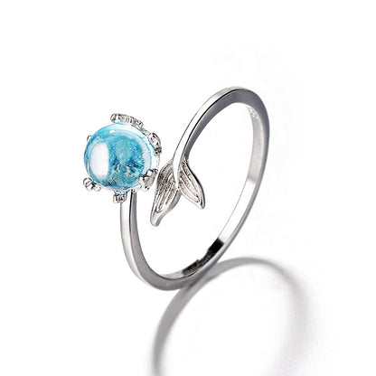 Anillo cola de sirena en plata 925 – foto 6