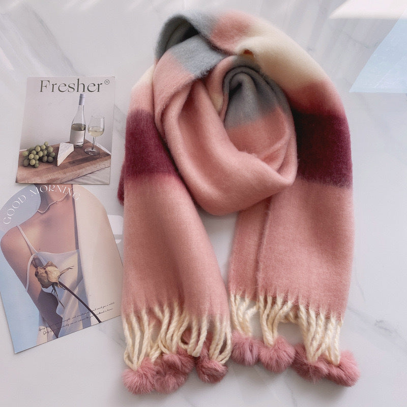 Bufanda multicolor efecto mohair – foto 14