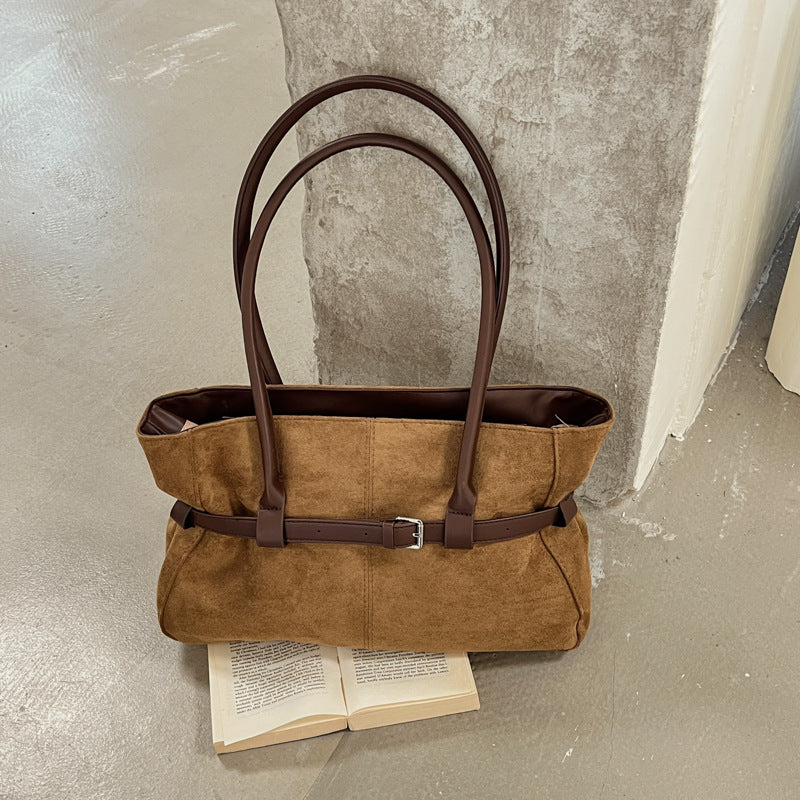 Bolso de hombro efecto ante – foto 14