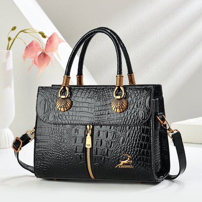 Bolso de mano efecto cocodrilo – foto 2