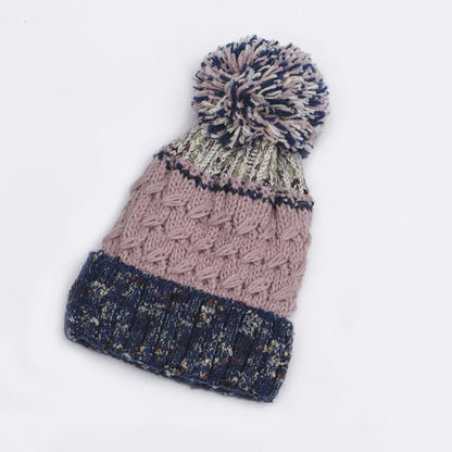 Gorro con pompón en bloques de color – foto 2