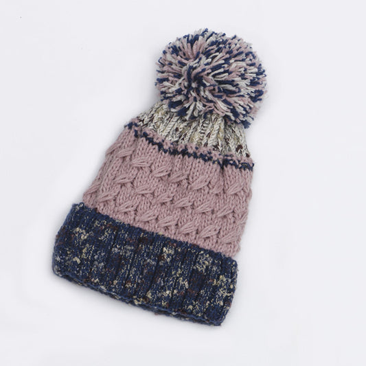 Gorro con pompón en bloques de color – foto 2