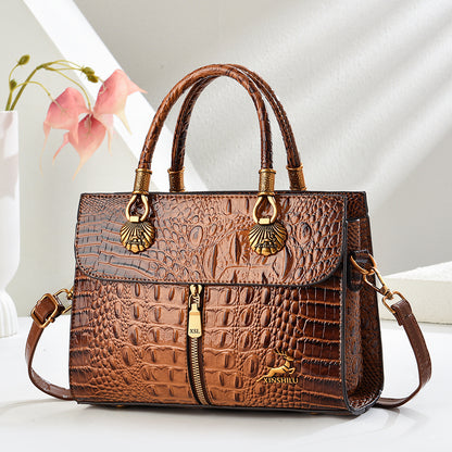 Bolso de mano efecto cocodrilo – foto 6