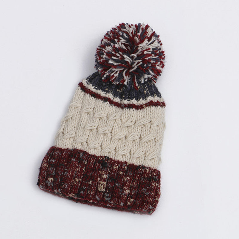 Gorro con pompón en bloques de color – foto 6