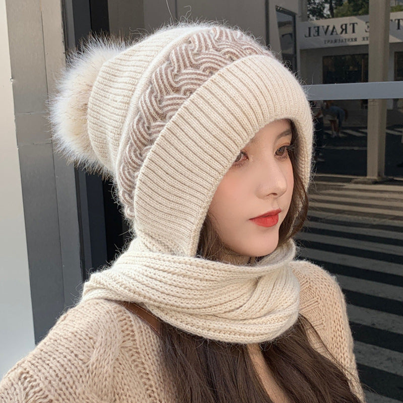 Gorro con cuello integrado