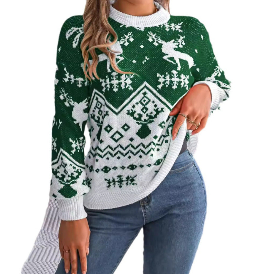 Jersey navideño de renos y copos – foto 3