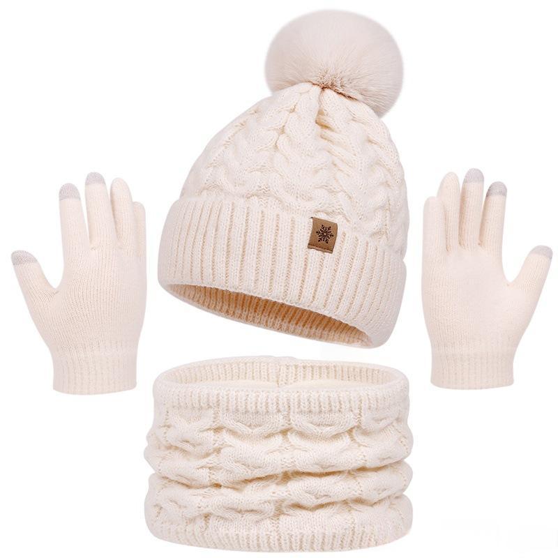 Conjunto de gorro, braga y guantes de punto – foto 8
