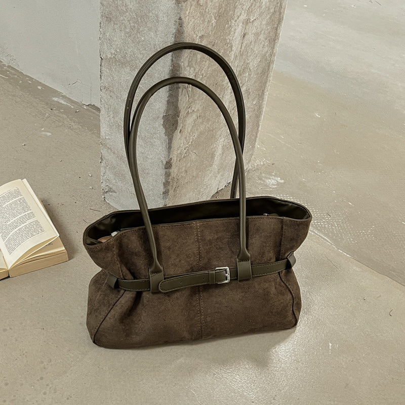 Bolso de hombro efecto ante – foto 13