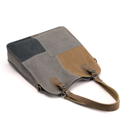 Bolso de lona patchwork – foto 4
